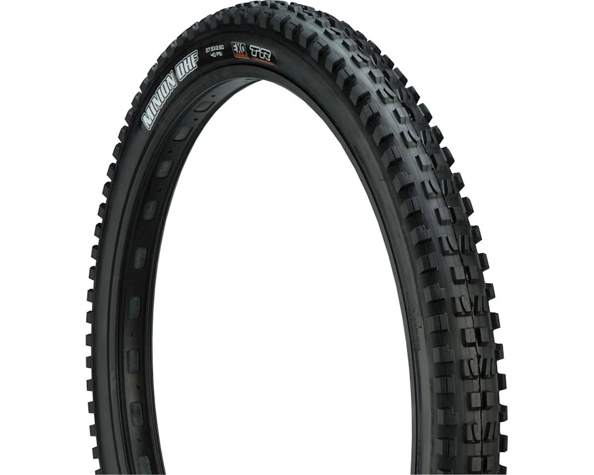 Maxxis Minion DHF Tubeless Mountain Tire (Black) (27.5") (2.6") (Dual/EXO)